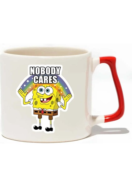 Nobody Cares Lüks Kupa- Hediye Seramik Kupa