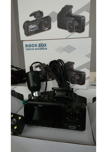 Araç Kamerası 1920*1080 Hd Ön +Arka +Iç 3 Kameralı