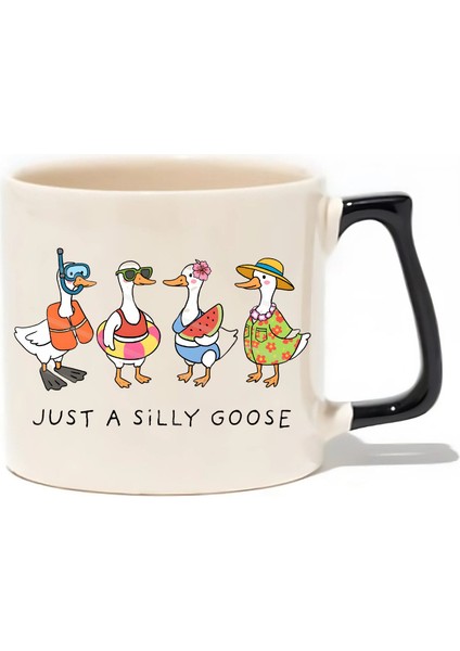 Just A Silly Goose Lüks Kupa - Hediye Seramik Kupa
