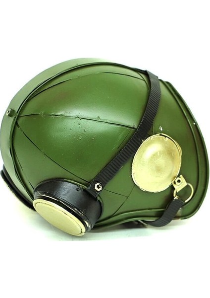Dekoratif Metal Pilot Kaskı 14X13 Cm. C0338 fırsatları