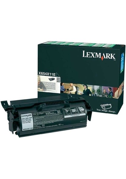 X654X11E Siyah Orjinal Toner