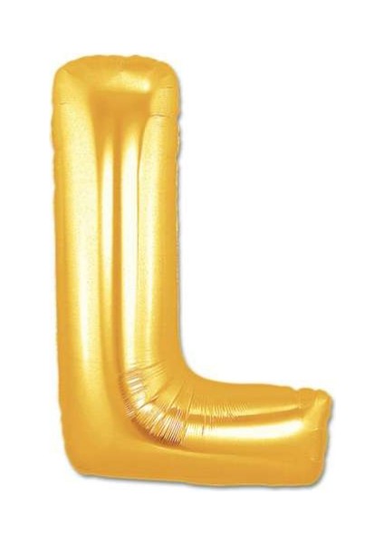 L Harfi Gold Folyo Balon