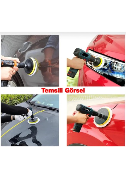 Cırtlı Polisaj Süngeri Pedi Cırtlı 180 mm Ped Polisaj fırsatları