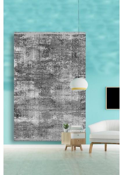 Mars 2011 Gri Tonunda Modern Desen Kaymaz Taban Dekoratif Halı