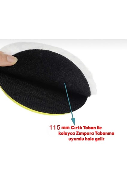 Kuzu Postu Polisaj Süngeri Pedi 115 mm fiyatları