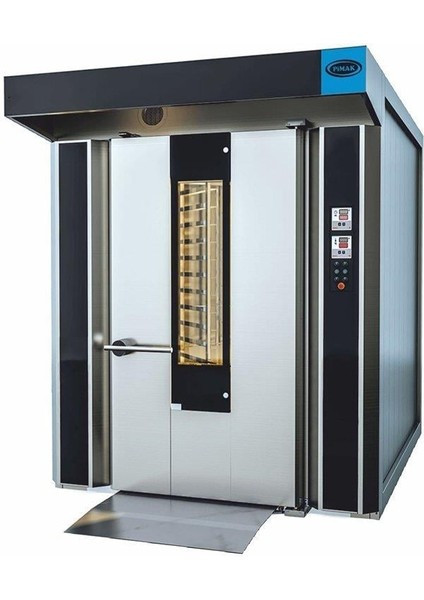 Doğalgazlı Döner Arabalı Ekmek Fırını 12 Tepsi 130 x 143 x 190 cm