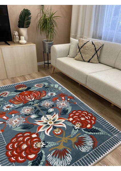 Yeşil Temalı Kırmızı Gül Tonlarında Klasik Modeli Pamuk Dokuma Saçaklı Yakanabilir MARS2179 modelleri