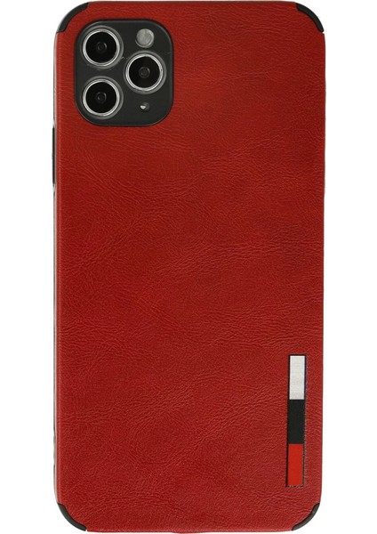 Iphone 11 Kılıf Loop Deri Silikon - Kırmızı