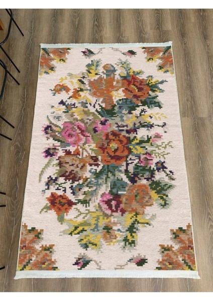 Mars Serisi Multy Tonlarında Eskitme Çiçek Desen Kaymaz Taban Şönil Halı fiyatları
