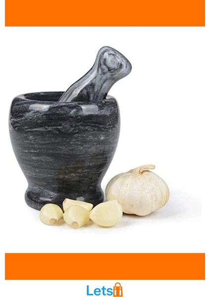 Doğal Cilalı Mermer Havan Zarif Mutfak Aksesuarı fırsatları