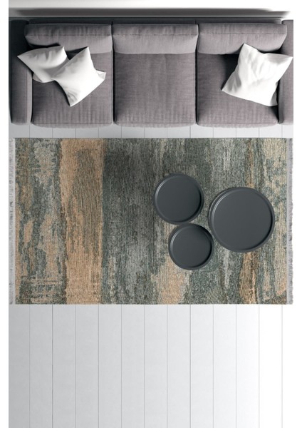 Mars Serisi Gri Tonlarında Ağaç Kabuğu Deseni Kaymaz Taban Şönil Halı fiyatları