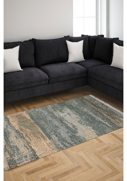 Mars Serisi Gri Tonlarında Ağaç Kabuğu Deseni Kaymaz Taban Şönil Halı modelleri