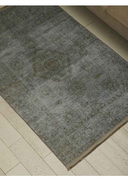 Mars 2023 Pastel Mavi Gri Vintage Etnik Dokuma Taban Salon Halısı Mutfak Halısı Koridor Halısı