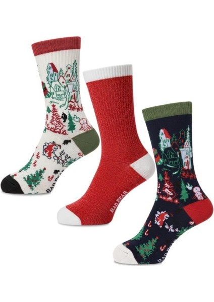 Pıne Tree 3-Pack Socks Socks Çok Renkli Belirtilmemiş Unısex Socks Pıne Tree 3-Pack Sockspıne Tree 3-Pack Socks