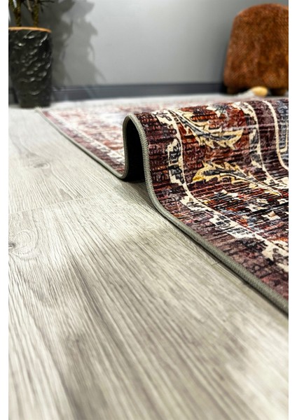 Mars Halı Geleneksel Osmanlı Motifli Bordo Eskitme Halı MARS2260 fiyatları