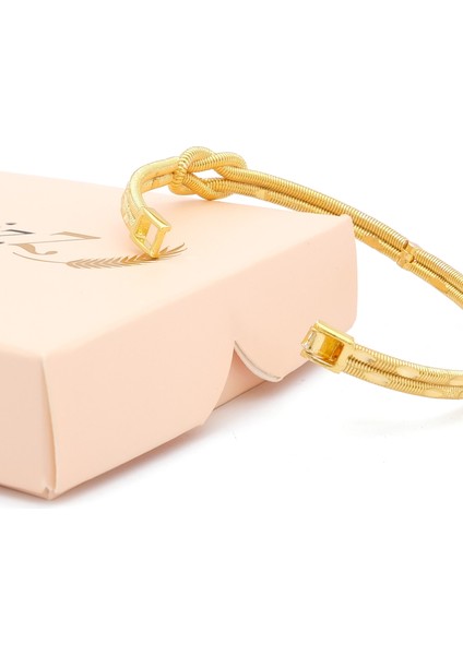 altın kaplama lazer kesim aşk düğümü bileklik blz-650 indirimleri