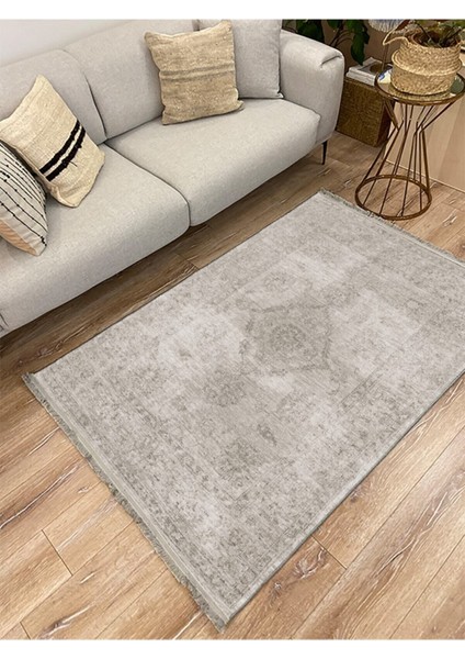 Mars 2028 Klasik Gri Tonlarında Eskitme Dekoratif Halı fırsatları