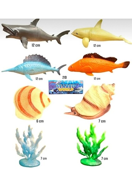 8 Parça Deniz Okyanus Hayvanları Seti Büyük Boy Eğitici Set Oyuncak Okyanus Hayvanları Set fiyatları