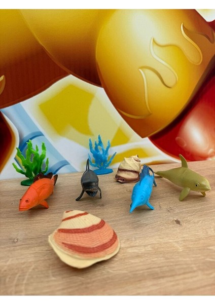 8 Parça Deniz Okyanus Hayvanları Seti Büyük Boy Eğitici Set Oyuncak Okyanus Hayvanları Set fırsatları