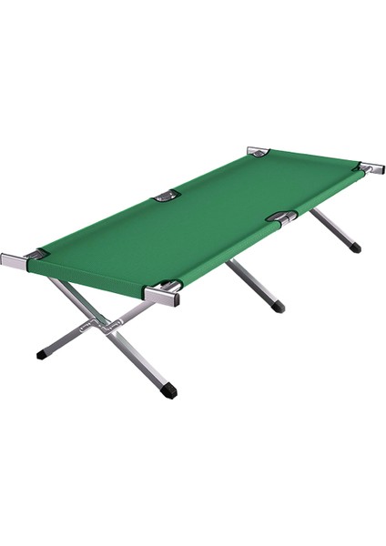 Katlanır Kampet Şezlong | Taşıma Çantalı, 190 cm Dayanıklı Kamp Yatağı, Portatif Kampet