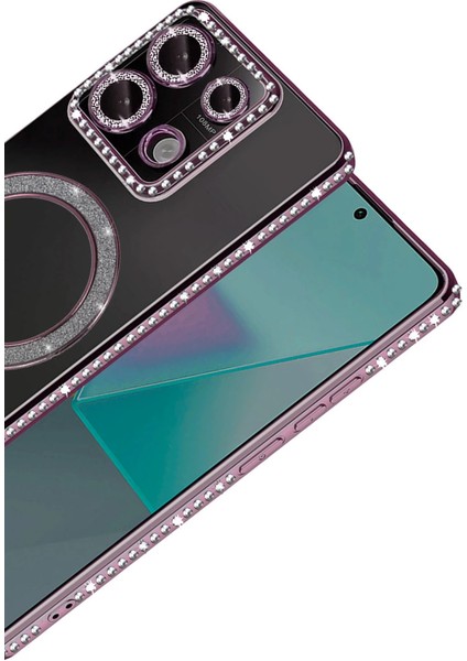 Note 13 4g Joke Simli Magneticsafe Kılıf - Pembe fiyatları