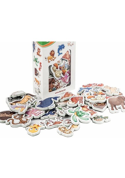 Oyuncak Manyetik Mıknatıslı 30 Parça Hayvanlar ve 26 Parça Sebze Meyveler Eğitici Set Magnet Set modelleri