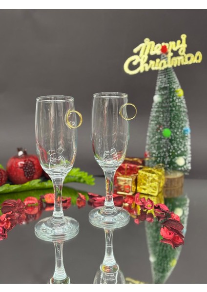 Çelik Yüzük Kadeh Seti – (kahve yanı su/kokteyl bardağı) 190 ml modelleri