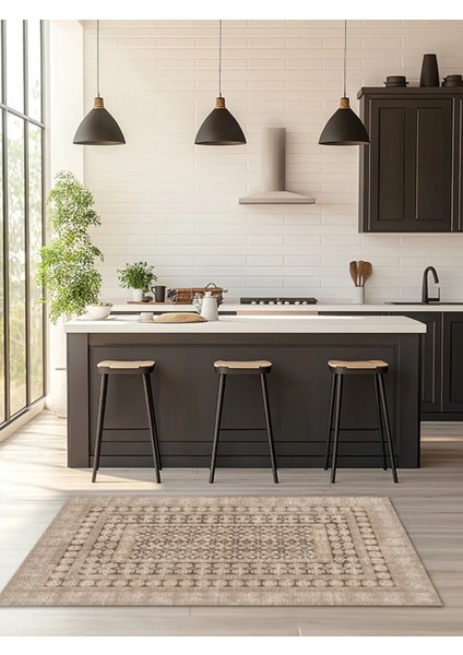 Mars Halı Geleneksel El Dokuma Motifli Bej Renkli Salon, Mutfak Halısı MARS2263 fırsatları