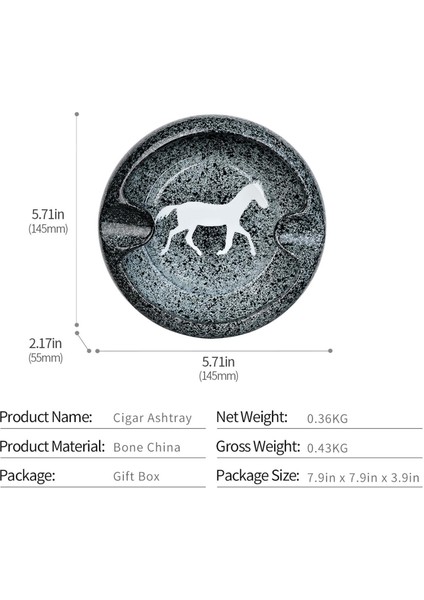 Cigarloong Ghost Horse Seramik Puro Küllüğü 3lü fırsatları