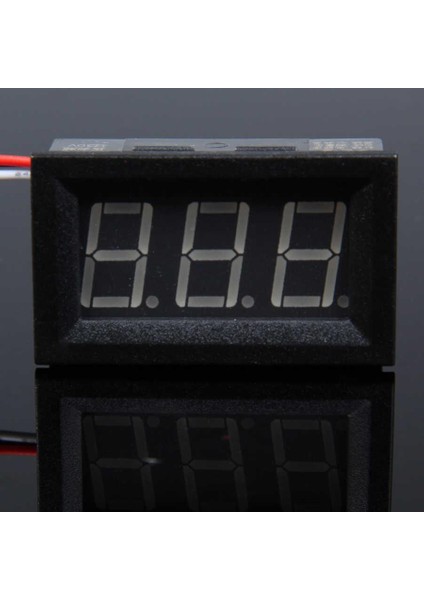 Hatfon Voltmetre Digital (0-100V Dc ) 48X29X22 IC-278-2 Ekonomik 3 Kablolu modelleri