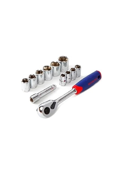 Workpro WP202557 12 Parça 3/8’’ Cr-V Metrik Profesyonel Lokma Takımı