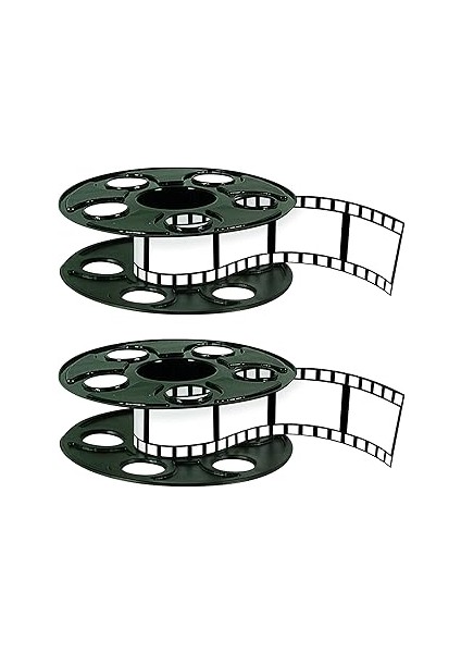 Beistle 2 Parça Ödül Gece Film Makarası Film Şeridi ile Orta Parça Kırmızı Halı Hollywood Parti Dek