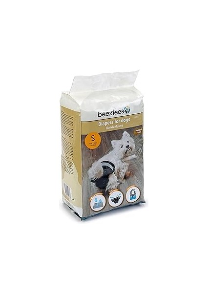 Beeztees Köpek Alt Bezi, Mükemmel Uyum, Kullan-At, Siyah, 20 Adet, S