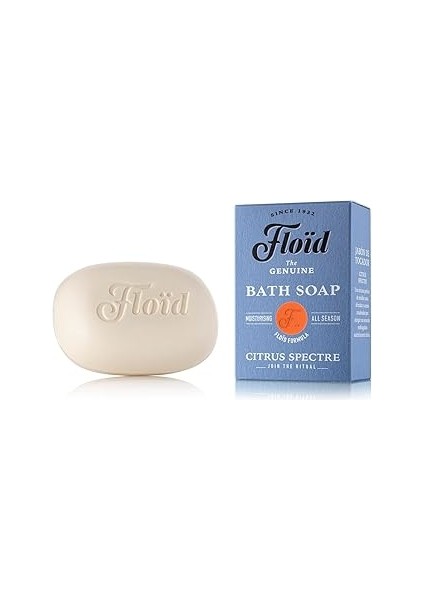 Floid Floïd Citrus Spectre Banyo SABUNU,%100 Bitkisel Banyo ve Duş Sabunu, Bakım Yapan Lesitin, She