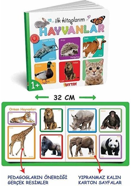 Eğitici Ilk Kitaplarım 6 Lı Set Sayılar,renkler,zıt Kavramlar,şekiller,hayvanlar,ilişki Kurma fiyatları