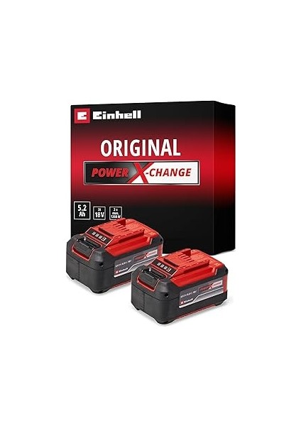 Einhell 2x 18V 5,2AH Pxc-Twinpack, Akü