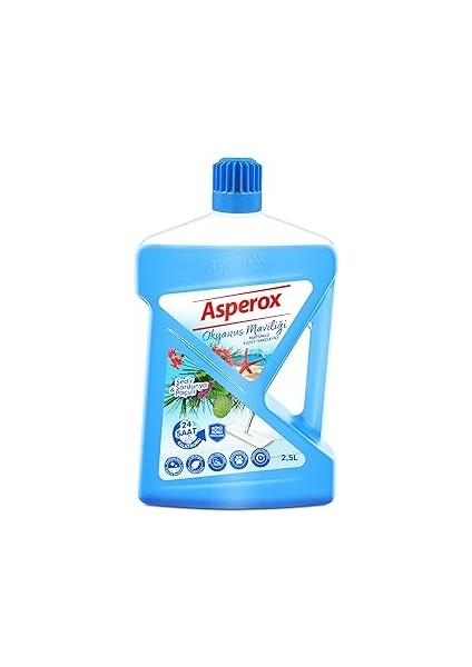 Asperox Okyanus Maviliği Yüzey Temizleyici Sedir & Sardunya Paçuli 2500 ml