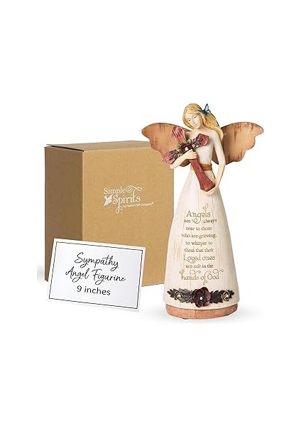 Pavilion Gift Company 02969 Sempati Melek Figürü, 22 Cm, Fildişi