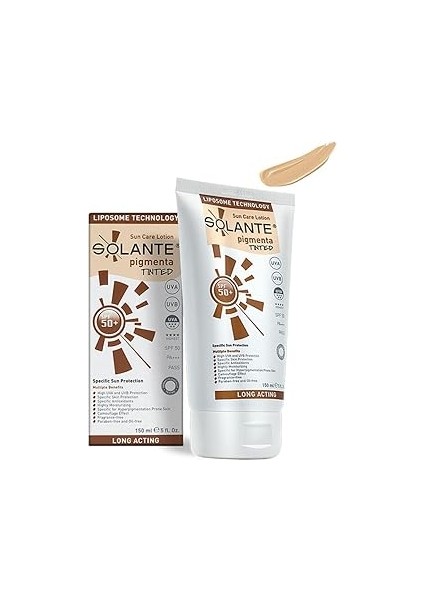 Solante Pigmenta Tinted Lotion Spf 50+ 150ML 1 Paket