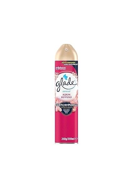 Glade Aerosol Aşkın Büyüsü Oda Kokusu 300 ml (1 x 300 Ml)