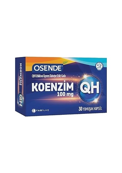 Tab Osende Koenzim Qh 30 Yumuşak Kapsül