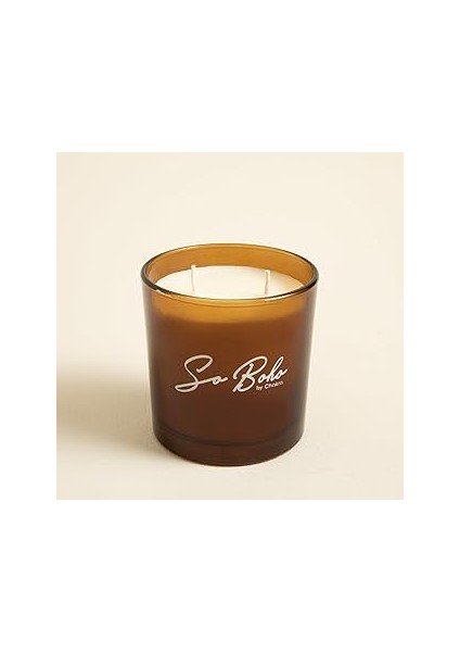 Chakra Boho Bardak Kokulu Mum 10 X10 cm Kahve