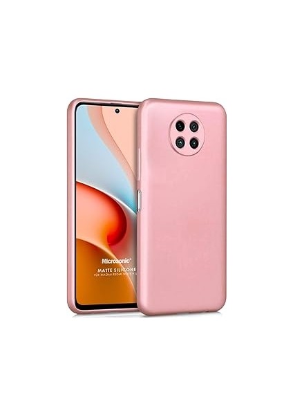 Microsonic Matte Silicone Note 9 5g Için Kılıf Rose [redmi Note 9 5g ile Uyumlu K