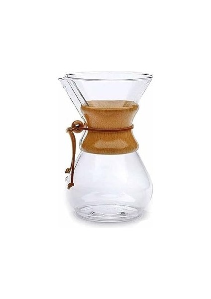 Epinox Cam Dripper Ekipmanı - Kahve Demleme Aleti - Cam Kahve Demleme - 800 ml - 6 Cup