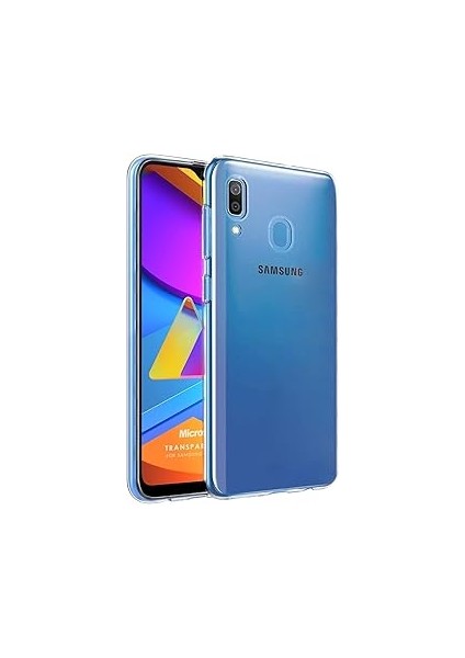 Microsonic M10S Için Kılıf Transparent Beyaz [galaxy M10S ile Uyumlu Kılıf - Şe