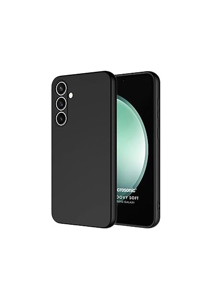 Microsonic A36 Kılıf Groovy Siyah [galaxy A36 ile Uyumlu Kılıf - Siyah]