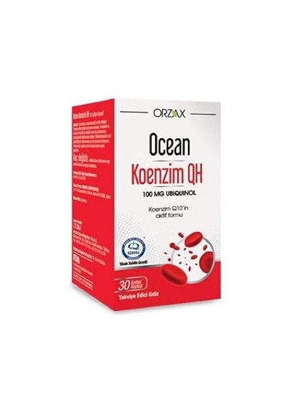 Ocean Koenzim Qh 100 Mg 30 Kapsül