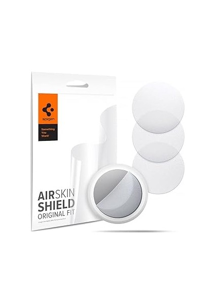 Spigen Airtag Koruyucu Skin Shield Hd (Ön/arka 4 Adet) Matte Clear - AFL03151