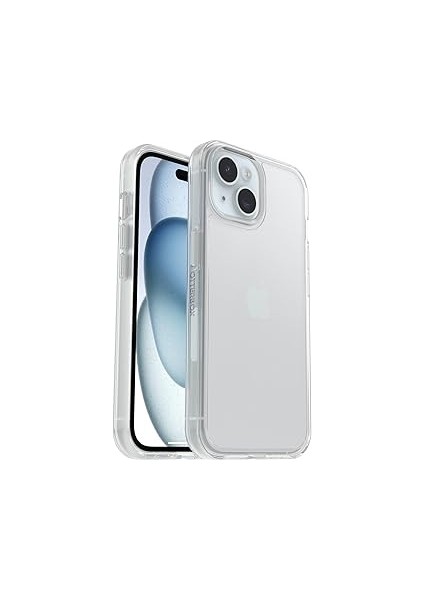 16E, 15, 14, 13 Için Otterbox Symmetry Clear Kılıf, Düşmeye Dayanıklı Koruyucu Kılıf, Askeri