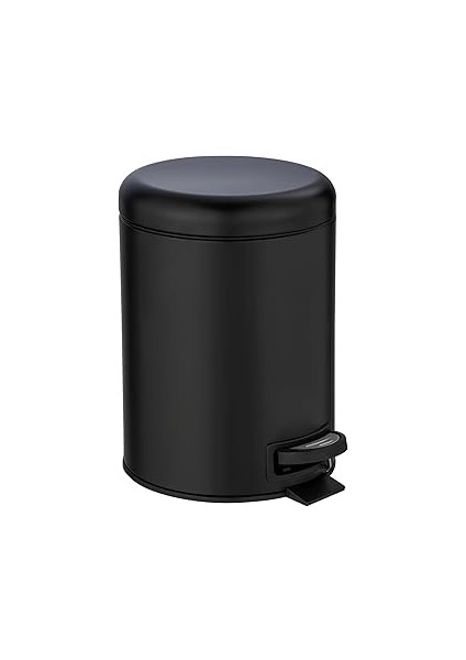 Wenko Pedallı Çöp Kovası Paslanmaz Çelik 5 L. Alassio, Parlak, Parlak Gümüş, 5 Litre, 21 x 24 x 28